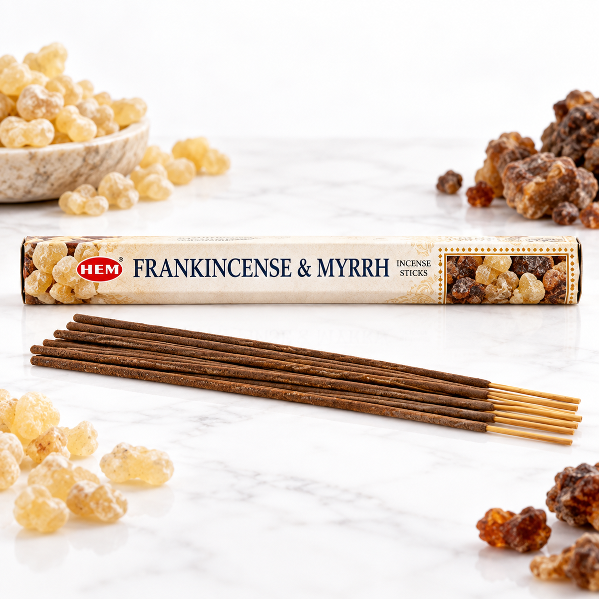 HEM Frankincense and Myrrh incense sticks 20 pack
