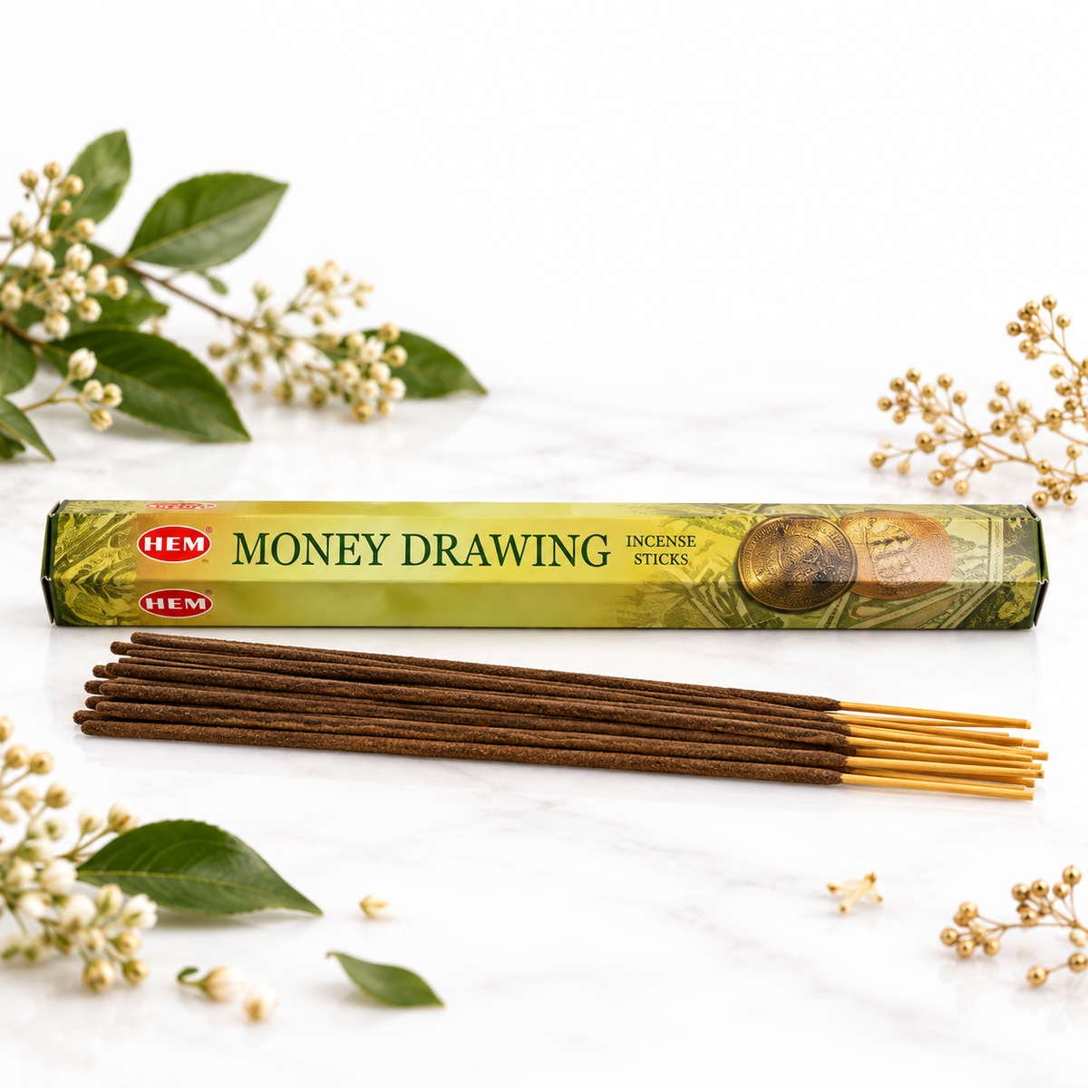 HEM Money Drawing incense sticks 20 pack