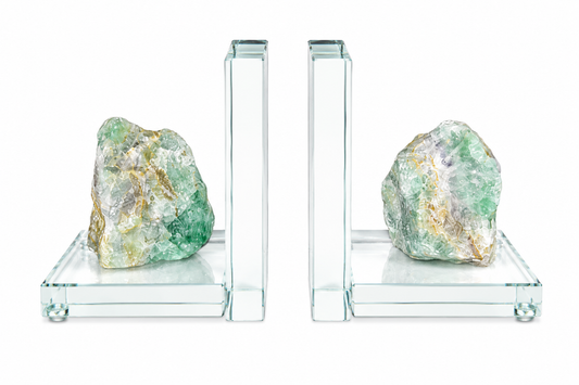 Fluorite Bookends - Set of 2