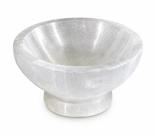 4 inch Selenite Stand Bowl