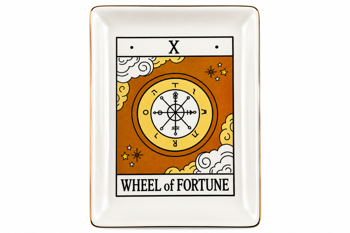 Wheel of Fortune Tarot Dish